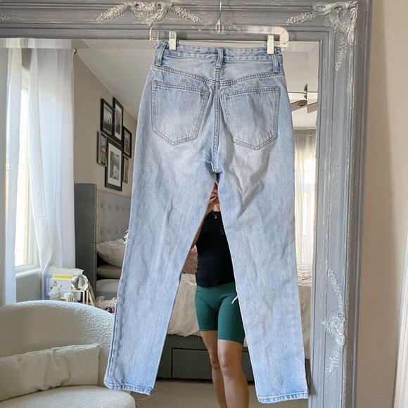 NEW Hammer Jeans 90s No Stretch Denim‎ High Waisted Distressed Jeans Size 25 - Picture 5 of 8
